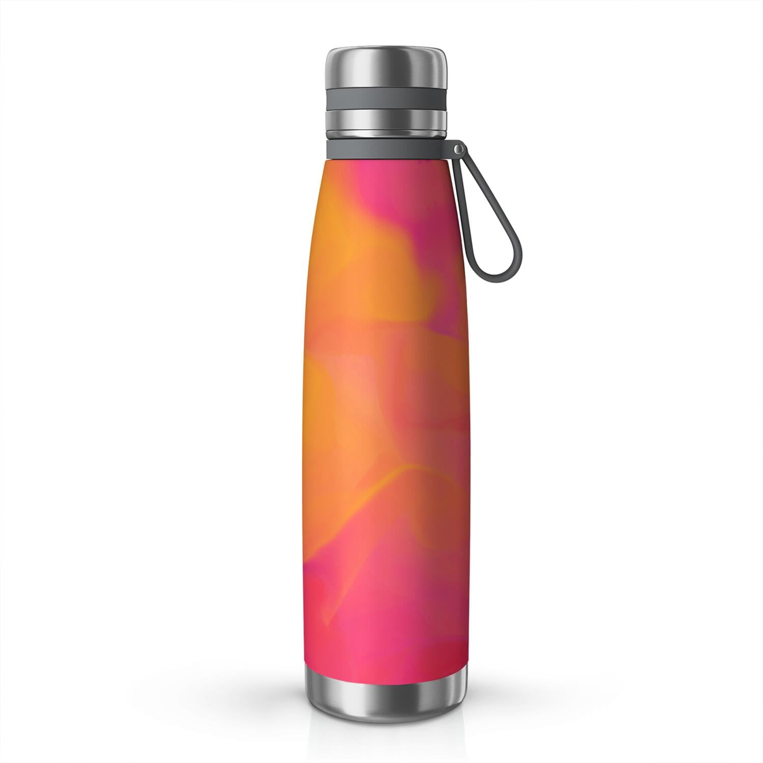 29oz Insulated Water Bottle with Tea Infuser, Stainless Steel Travel Mug, Fluid Smoke Aurora Art Style