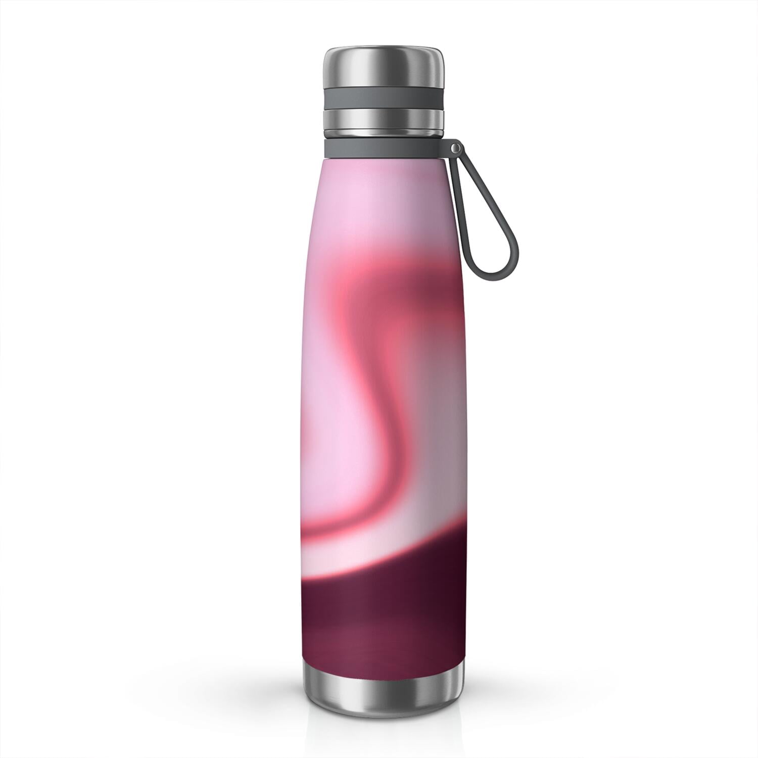 29oz Insulated Water Bottle with Tea Infuser, Stainless Steel Travel Mug, Fluid Smoke Aurora Art Style