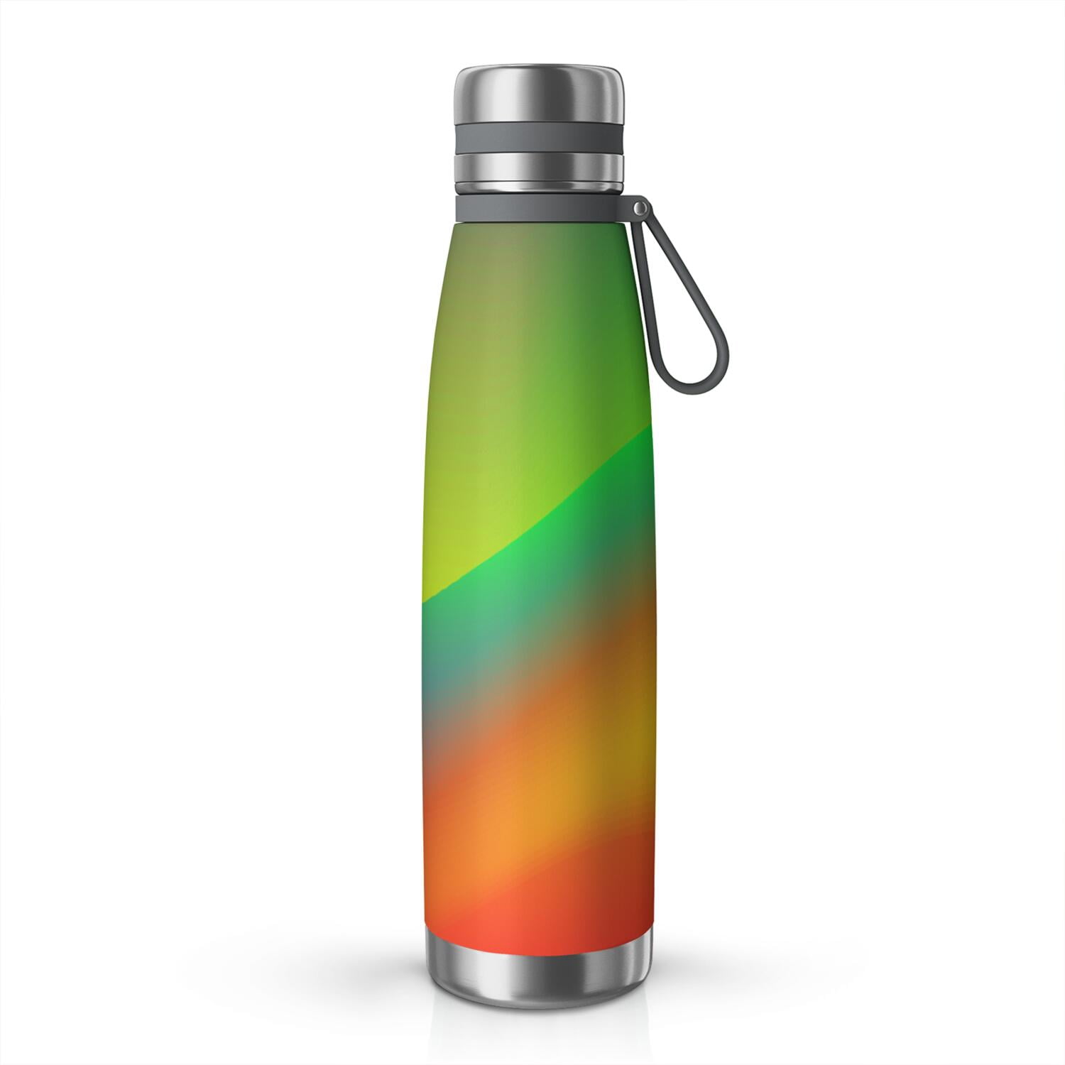 29oz Insulated Water Bottle with Tea Infuser, Stainless Steel Travel Mug, Fluid Smoke Aurora Art Style