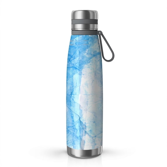 29oz Insulated Water Bottle with Tea Infuser, Stainless Steel Travel Mug, Ice Frozen Print