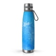 thumbnail image 1 of 29oz Insulated Water Bottle with Tea Infuser, Stainless Steel Travel Mug, Ice Frozen Print, 1 of 6