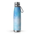 thumbnail image 1 of 29oz Insulated Water Bottle with Tea Infuser, Stainless Steel Travel Mug, Ice Frozen Print, 1 of 6