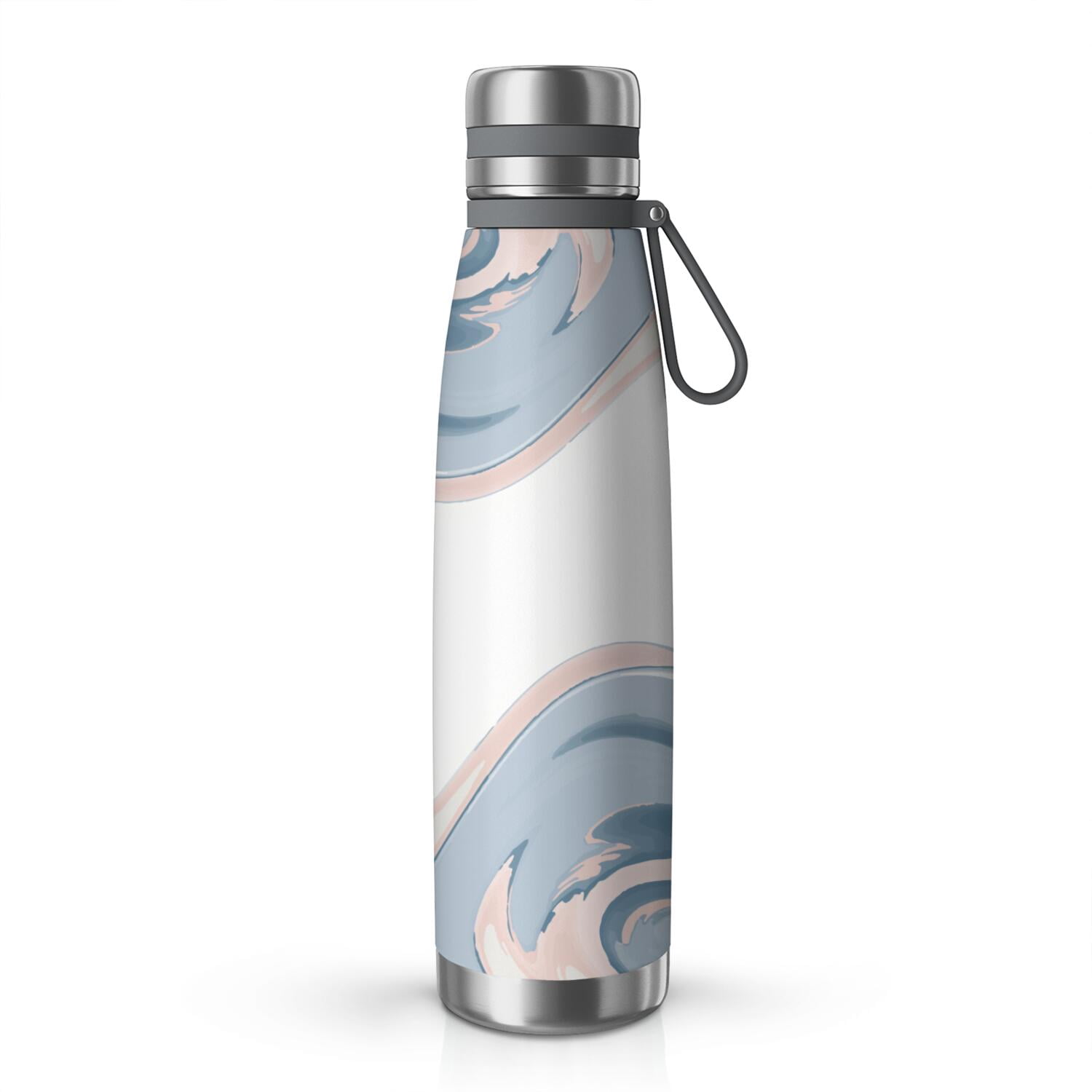 29oz Insulated Water Bottle with Tea Infuser, Stainless Steel Travel Mug, Liquid & Marble Print