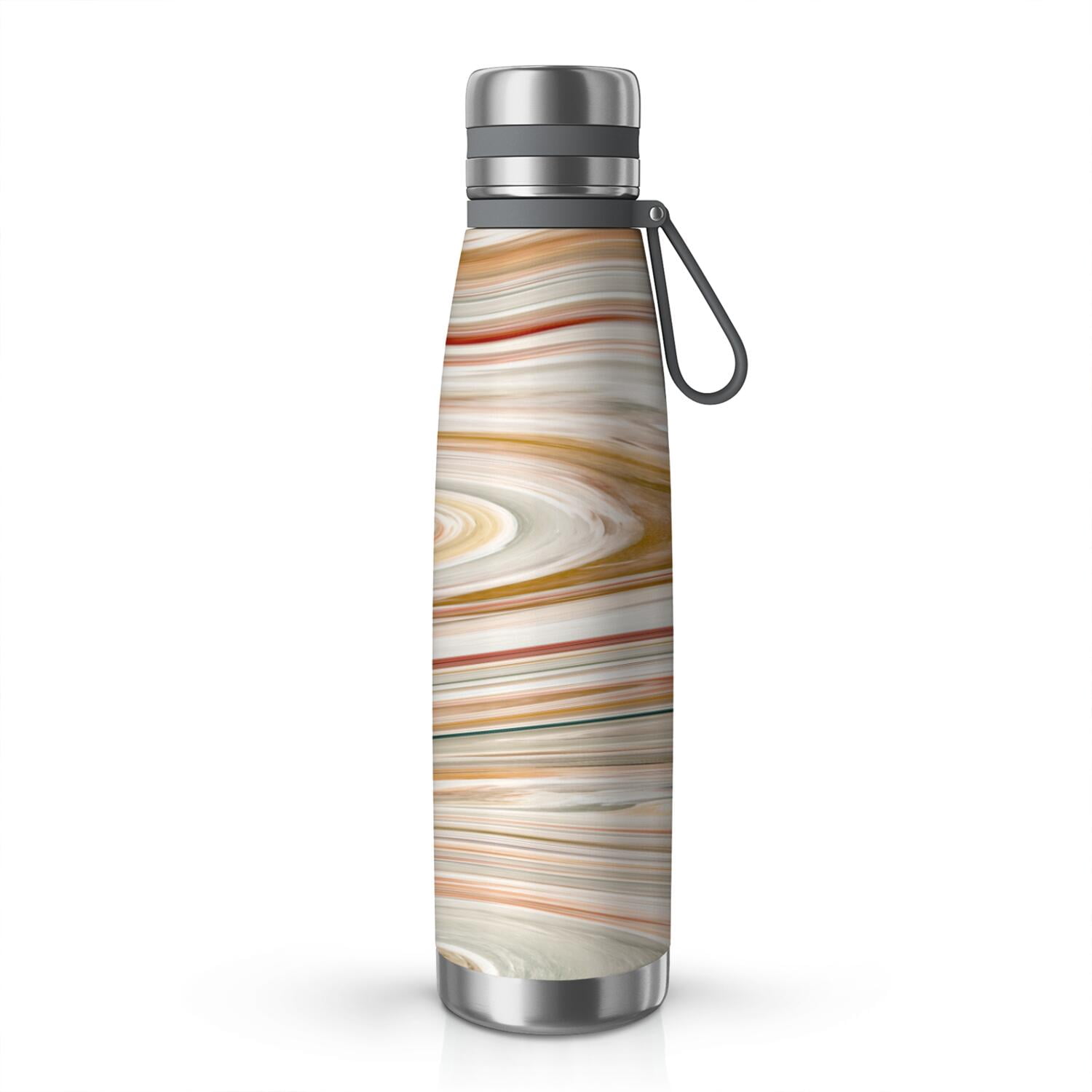 29oz Insulated Water Bottle with Tea Infuser, Stainless Steel Travel Mug, Liquid & Marble Print