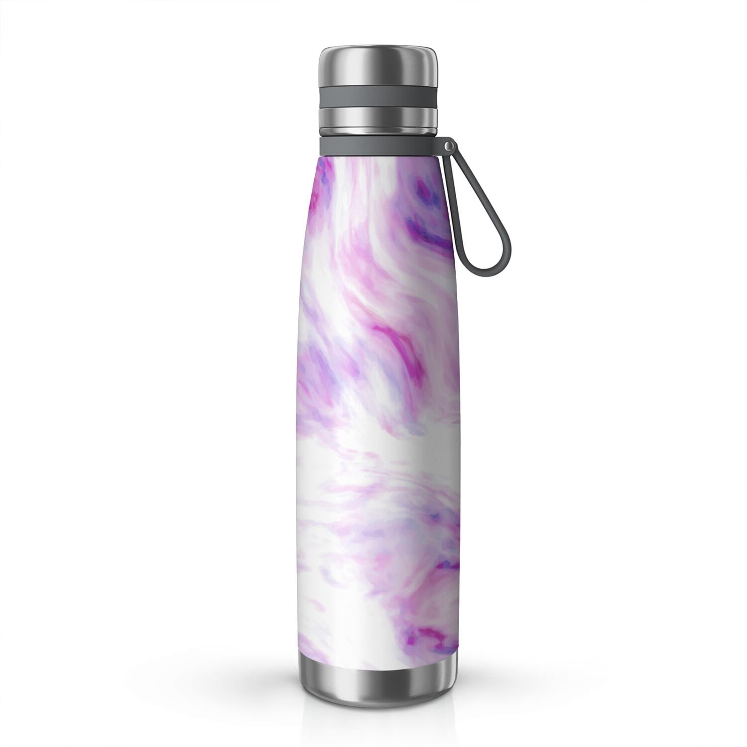 29oz Insulated Water Bottle with Tea Infuser, Stainless Steel Travel Mug, Liquid & Marble Print