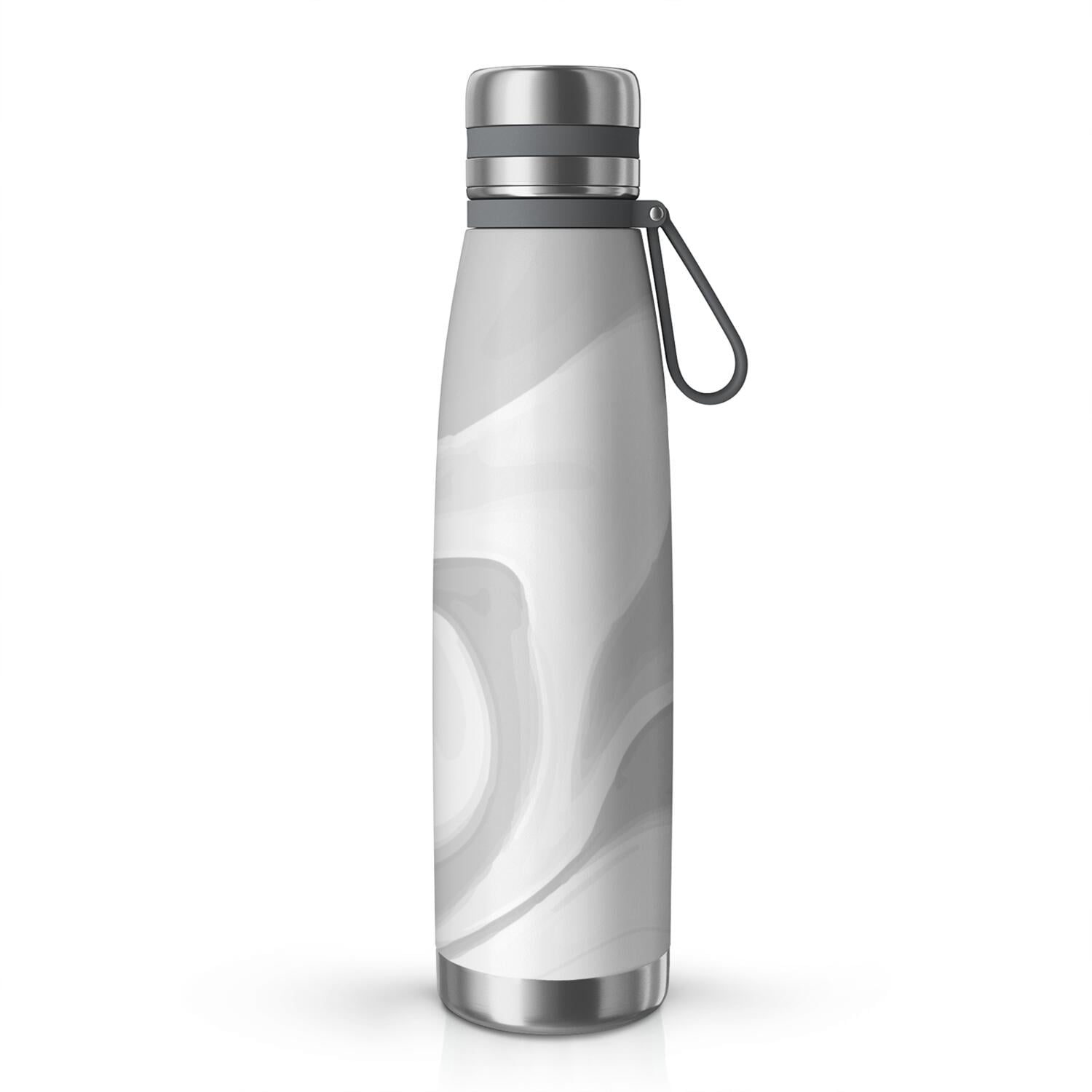 29oz Insulated Water Bottle with Tea Infuser, Stainless Steel Travel Mug, Liquid & Marble Print