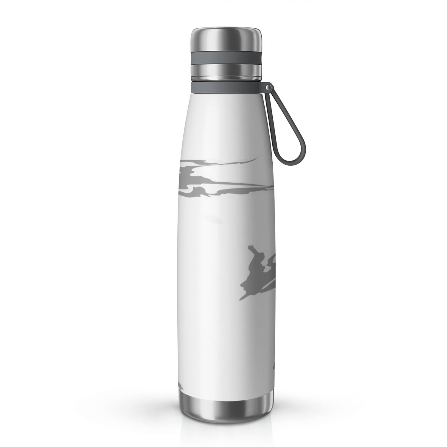 29oz Insulated Water Bottle with Tea Infuser, Stainless Steel Travel Mug, Liquid & Marble Print