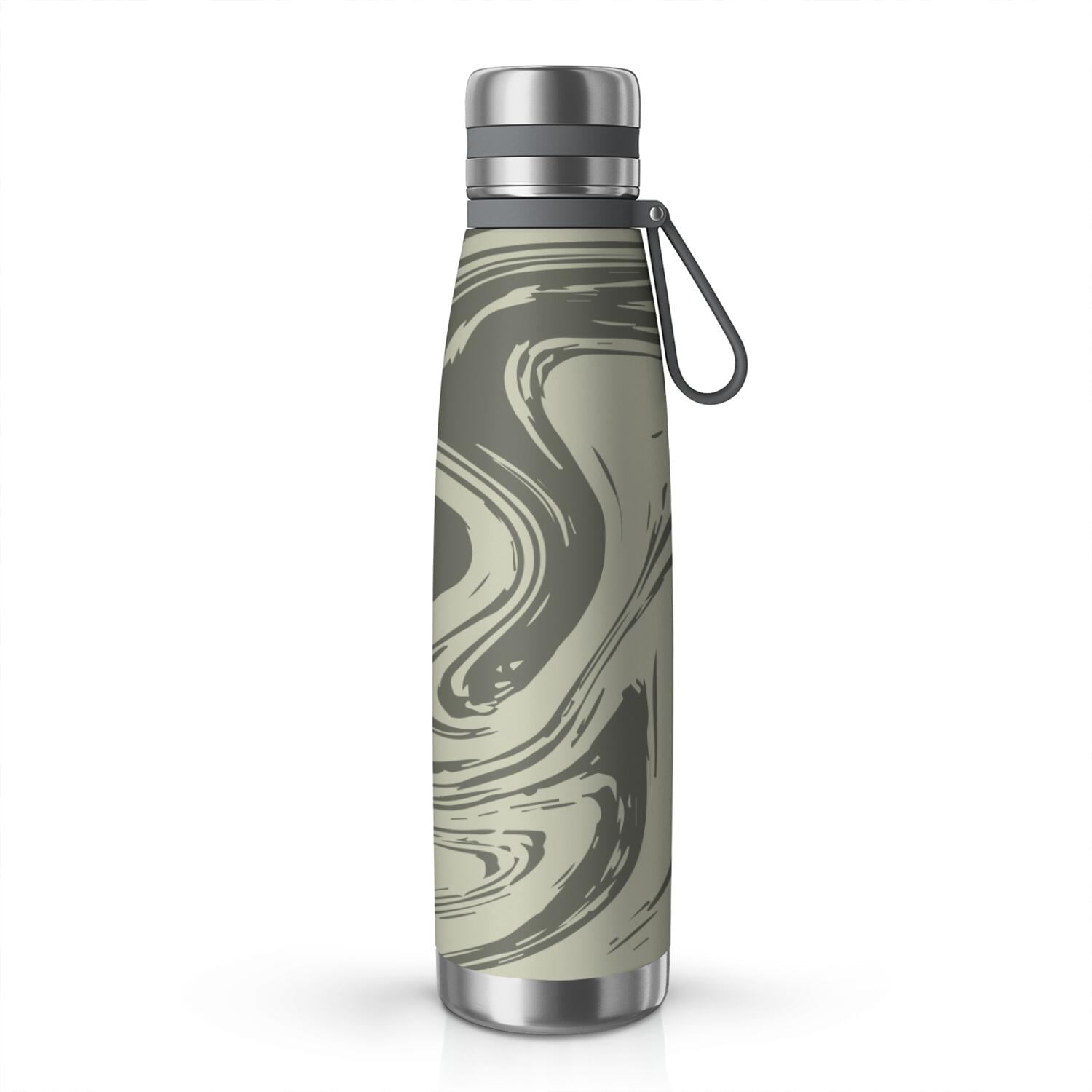 29oz Insulated Water Bottle with Tea Infuser, Stainless Steel Travel Mug, Liquid & Marble Print