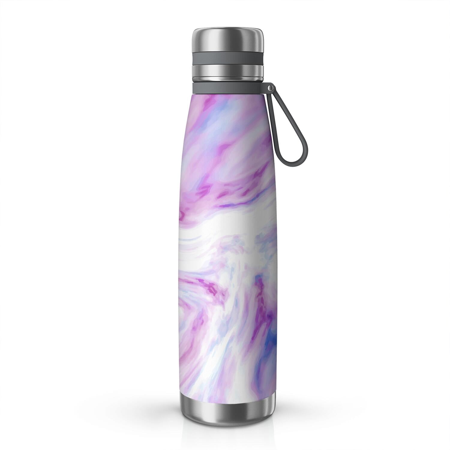 29oz Insulated Water Bottle with Tea Infuser, Stainless Steel Travel Mug, Liquid & Marble Print