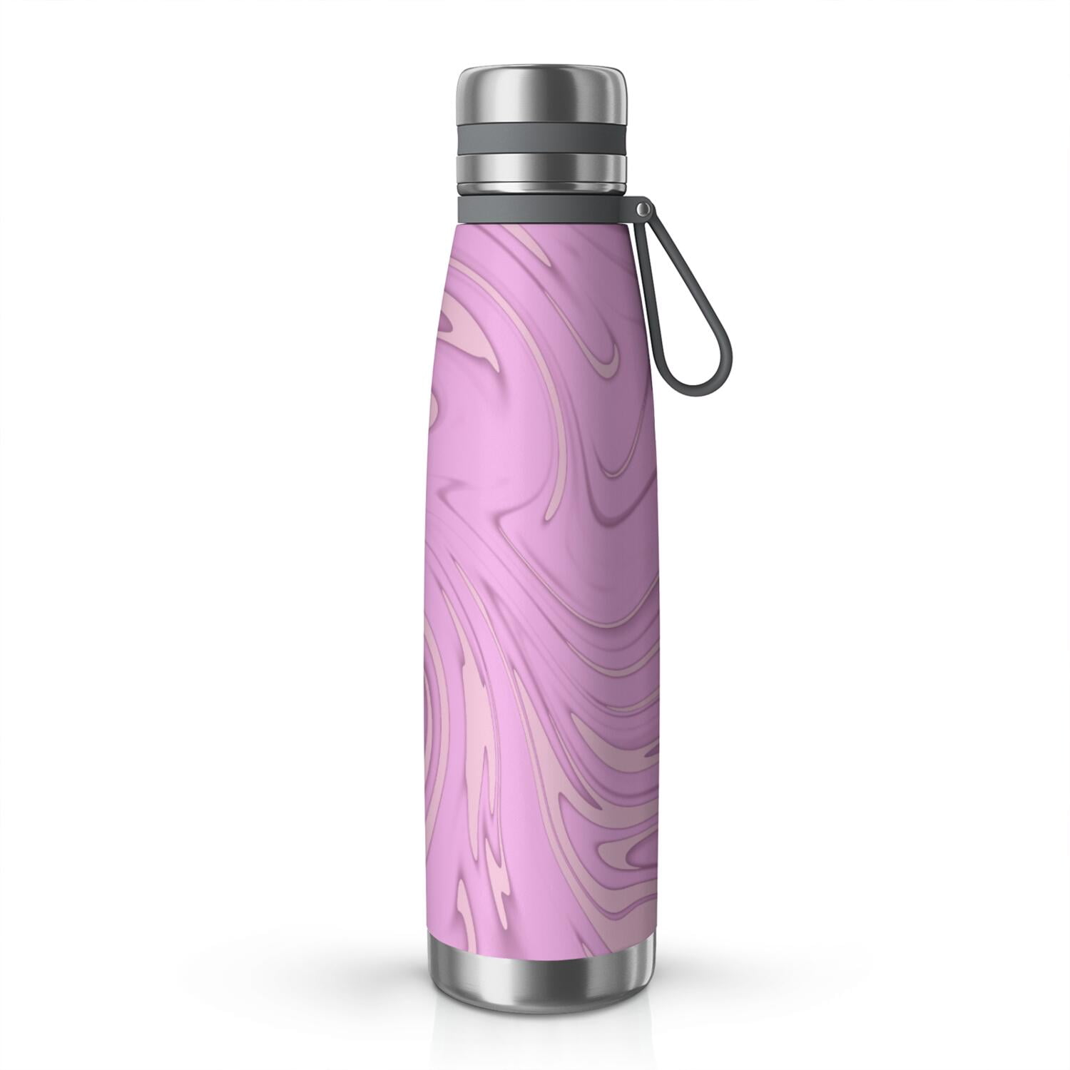 29oz Insulated Water Bottle with Tea Infuser, Stainless Steel Travel Mug, Liquid & Marble Print