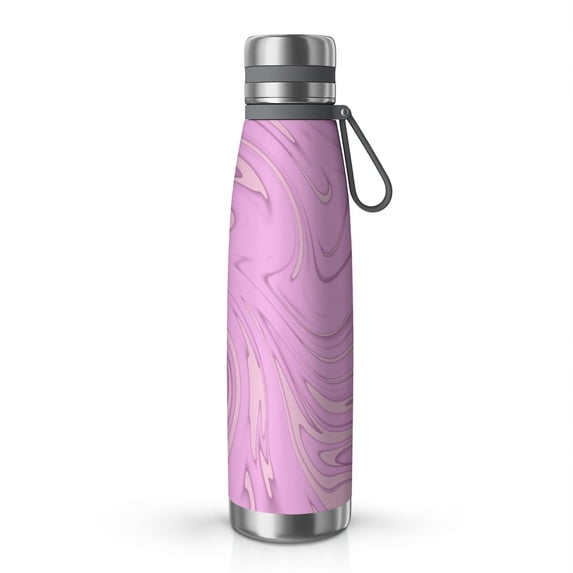29oz Insulated Water Bottle with Tea Infuser, Stainless Steel Travel Mug, Liquid & Marble Print