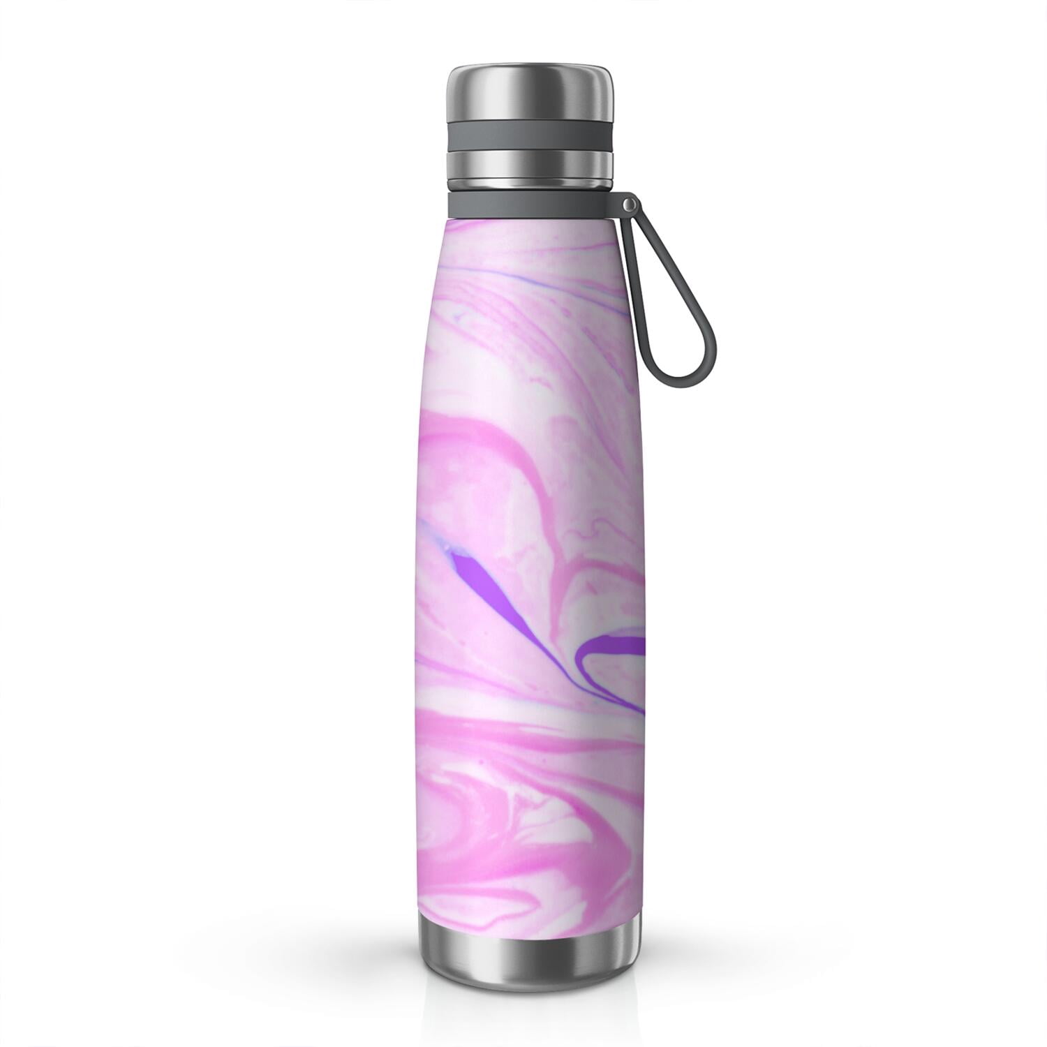 29oz Insulated Water Bottle with Tea Infuser, Stainless Steel Travel Mug, Liquid & Marble Print