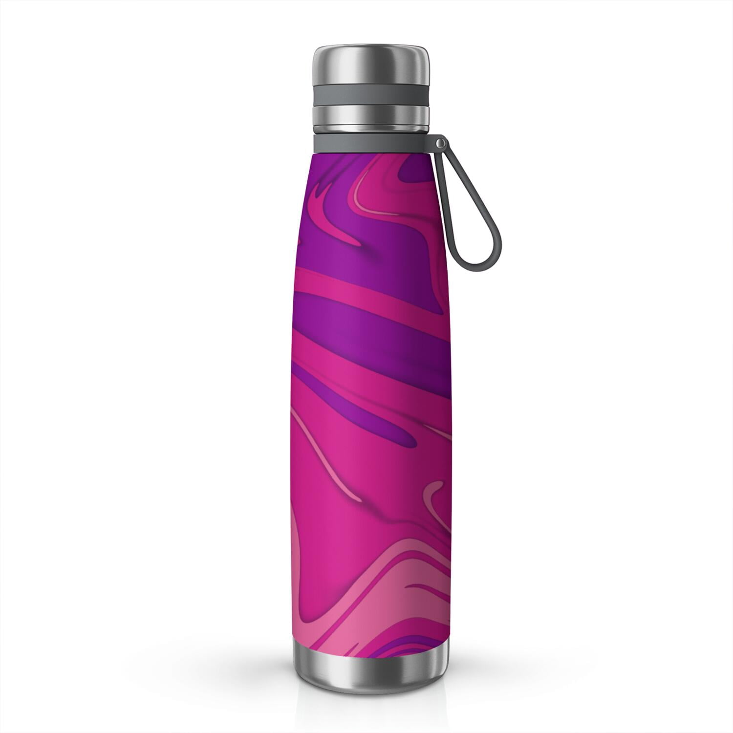 29oz Insulated Water Bottle with Tea Infuser, Stainless Steel Travel Mug, Liquid & Marble Print