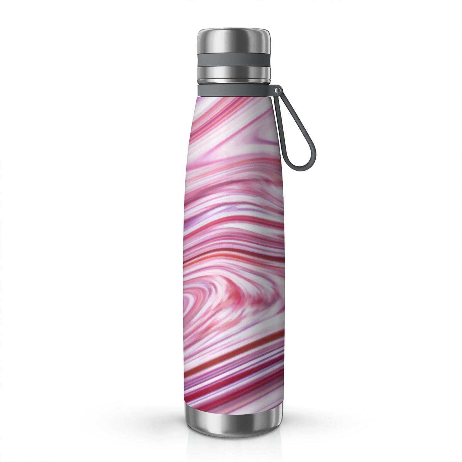29oz Insulated Water Bottle with Tea Infuser, Stainless Steel Travel Mug, Liquid & Marble Print