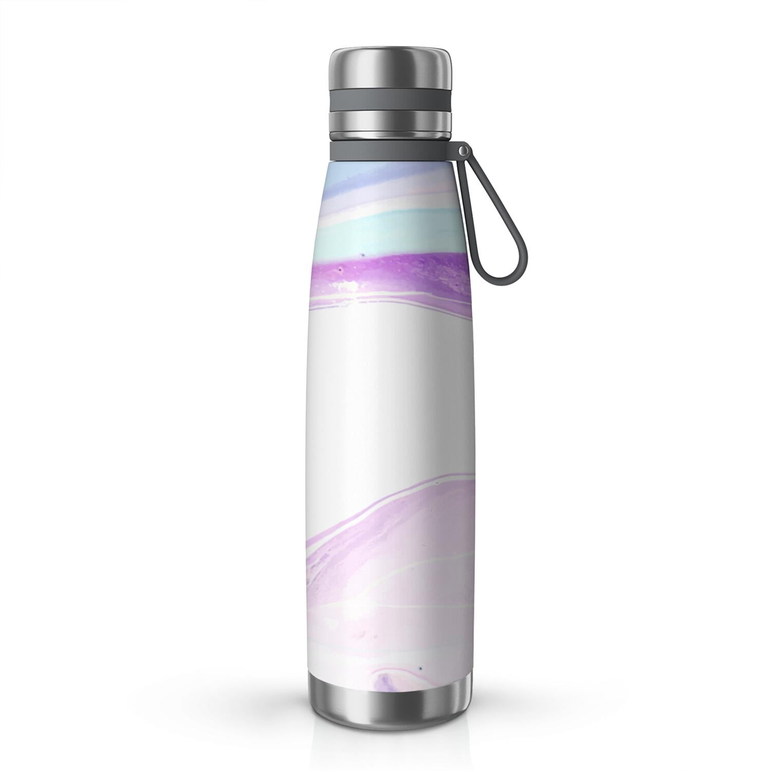 29oz Insulated Water Bottle with Tea Infuser, Stainless Steel Travel Mug, Liquid & Marble Print