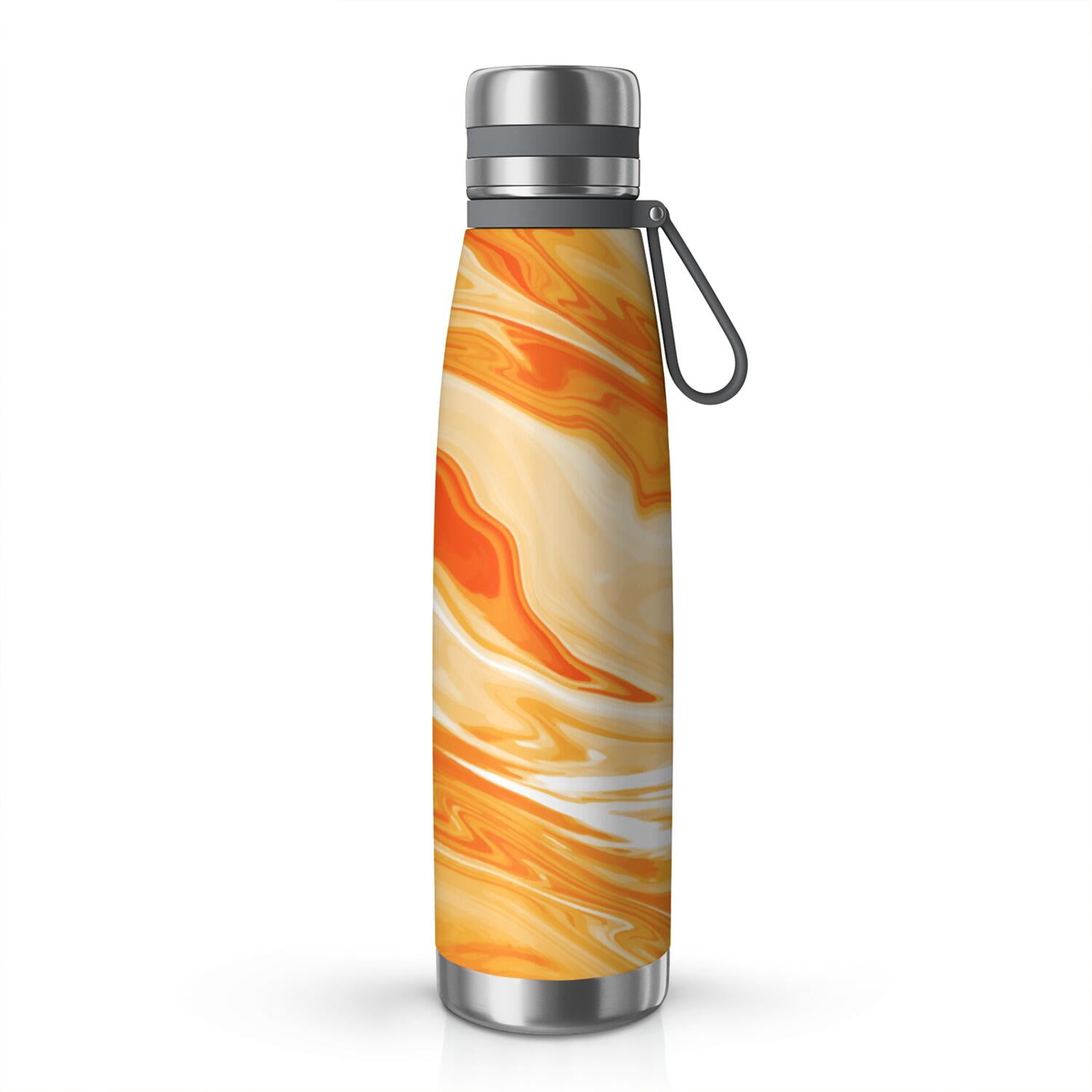 29oz Insulated Water Bottle with Tea Infuser, Stainless Steel Travel Mug, Liquid & Marble Print