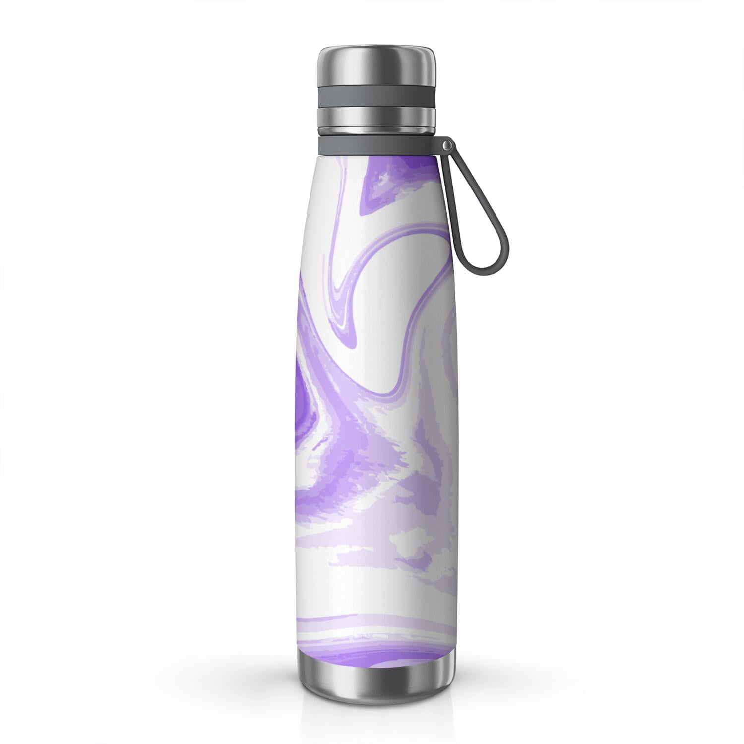 29oz Insulated Water Bottle with Tea Infuser, Stainless Steel Travel Mug, Liquid & Marble Print