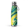 thumbnail image 1 of 29oz Insulated Water Bottle with Tea Infuser, Stainless Steel Travel Mug, Liquid & Marble Print, 1 of 6
