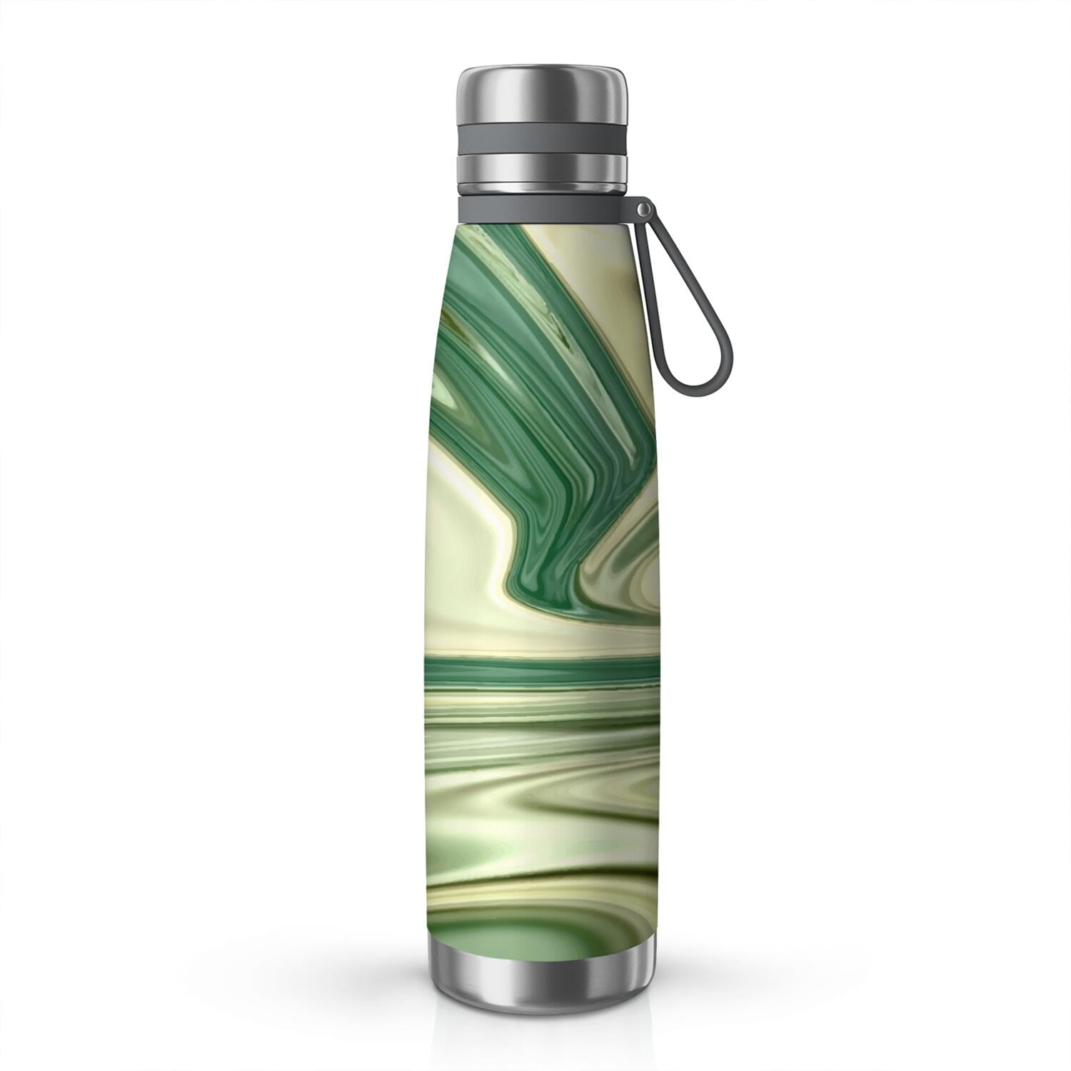 29oz Insulated Water Bottle with Tea Infuser, Stainless Steel Travel Mug, Liquid & Marble Print