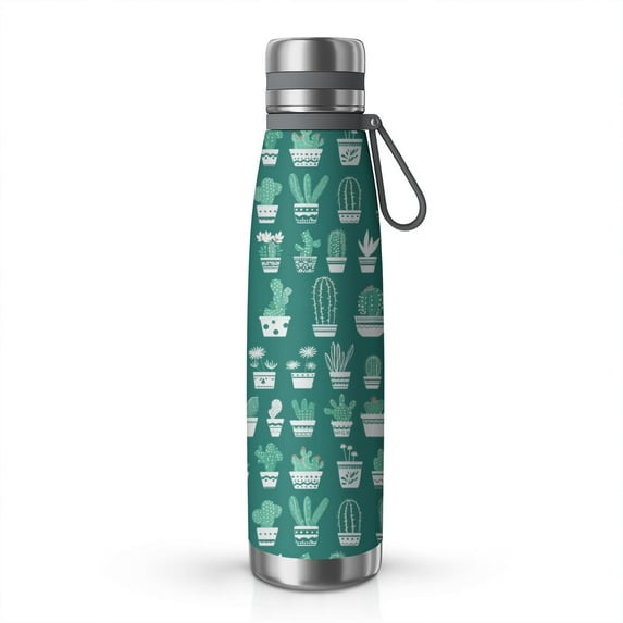 29oz Stainless Steel Insulated Thermos with Tea Filter, 360° Printed Travel Bottle, Leakproof BPA-Free Flask with Anti-Slip Base, 304 Inner & 201 Outer, Vacuum Cup