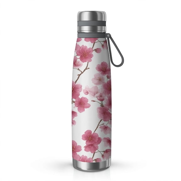 29oz Stainless Steel Insulated Thermos with Tea Filter, 360° Printed Travel Bottle, Leakproof BPA-Free Flask with Anti-Slip Base, 304 Inner & 201 Outer, Vacuum Cup