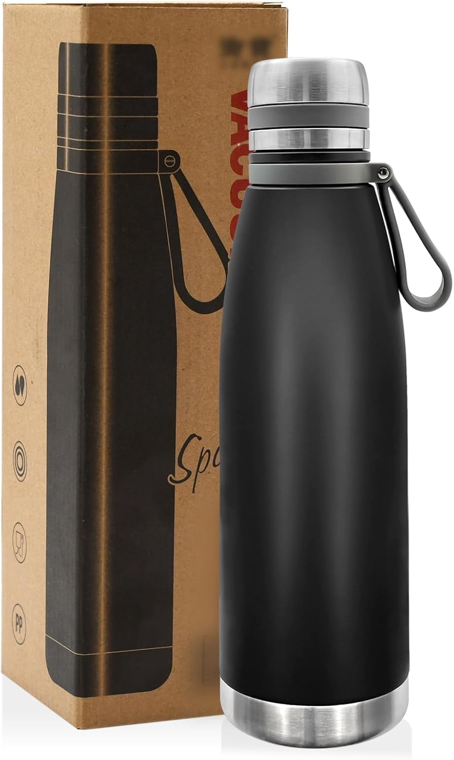 29oz Thermos for Hot and Cold Drinks, Coffee Thermos Water Bottle, Wide Mouth Thermal Cups- Leakproof Stainless Steel Insulated Thermos - Commute, Travel, and Picnic Friendly