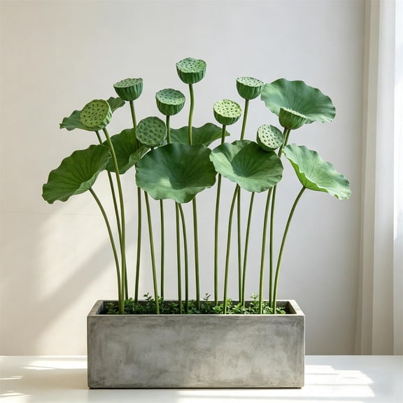 29pcs Artificial Lotus Pod Decor, Fake Flower Pond Greenery Ornament, Outdoor Garden Patio Accessory, Lifelike Simulation Craft for Fish Tank Landscaping, Courtyard Pond and Indoor Floral Arrangement