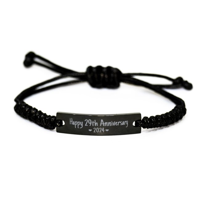 29th Anniversary Bracelet for Husband Wife Him Her 2024 29 Years