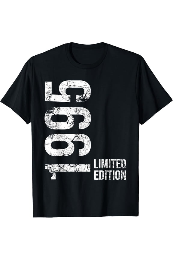 29th Birthday 29 Years Old Man Woman Vintage 1995 T-ShirtMen and women, Black T-shirt, size: Extra large