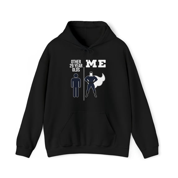 29th Birthday Hoodie, Gifts, Hooded Sweatshirt