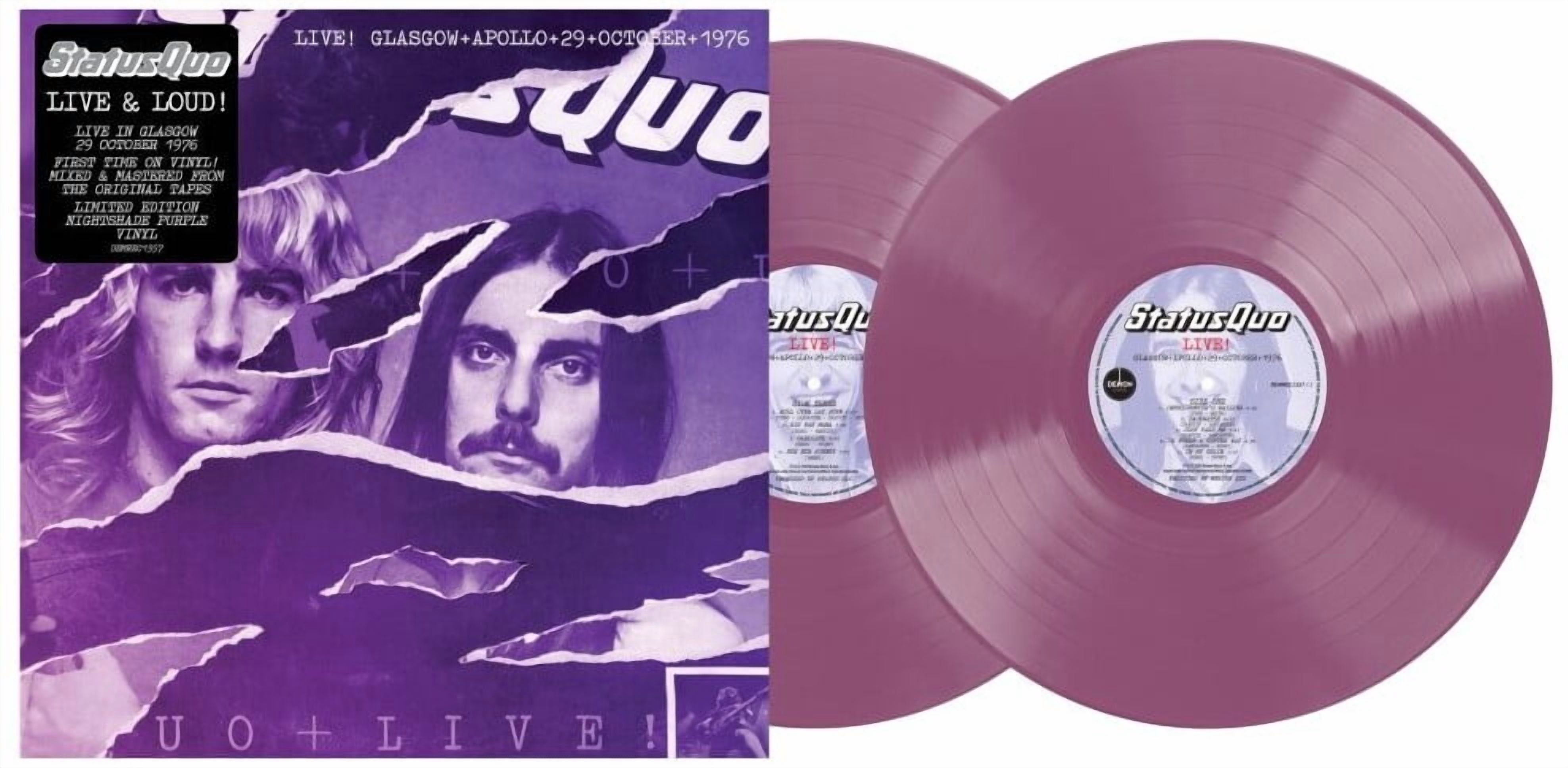 Status Quo - 29th October 1976 Live - 140-Gram Purple Colored Vinyl - Music & Performance