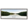 thumbnail image 1 of 29x10 Frame Silver Grey Distressed Solid Wood Picture Frame | 0.75 Inch Moulding Width | Interior, 1 of 8