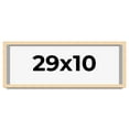 thumbnail image 1 of 29x10 Shadow Box Frame Brown | 0.875 Inches Deep Real Wood Contemporary Shadowbox Display Frame |, 1 of 5