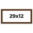 thumbnail image 1 of 29x12 Frame Gold Brown Plein Air Vintage Solid Wood Picture Frame | 1.75 Inches Moulding Width |, 1 of 8