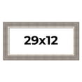 thumbnail image 1 of 29x12 Frame Grey Real Wood Picture Frame Width 2.75 Inches | Interior Frame Depth 0.5 Inches |, 1 of 8