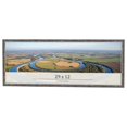 thumbnail image 1 of 29x12 Frame Silver Grey Distressed Solid Wood Picture Frame | 0.75 Inch Moulding Width | Interior, 1 of 8