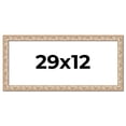 thumbnail image 1 of 29x12 Frame White Real Wood Picture Frame Width 1.5 inches | Interior Frame Depth 0.5 inches |, 1 of 8