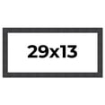 thumbnail image 1 of 29x13 Frame Brown Rustic Solid Wood Picture Frame 1.5 Inches Wide | Interior Frame Depth 0.5 Inches, 1 of 8