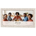 thumbnail image 1 of 29x14 Frame White Real Wood Picture Frame Width 1.5 inches | Interior Frame Depth 0.5 inches |, 1 of 8