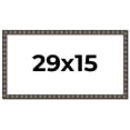 thumbnail image 1 of 29x15 Frame Black Brown Chestnut Mosaic Solid Wood Picture Frame | 1.125 Inch Moulding Width |, 1 of 8