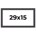 thumbnail image 1 of 29x15 Frame Brown Rustic Solid Wood Picture Frame 1.5 Inches Wide | Interior Frame Depth 0.5 Inches, 1 of 8