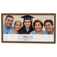 thumbnail image 1 of 29x15 Frame Gold Kingsley Distressed Solid Wood Picture Frame Width 0.75 Inches | Interior Frame, 1 of 8