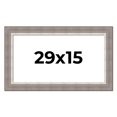 thumbnail image 1 of 29x15 Frame Grey Real Wood Picture Frame Width 2.75 Inches | Interior Frame Depth 0.5 Inches |, 1 of 8
