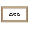thumbnail image 1 of 29x15 Frame Ornate Silver Beaded Solid Wood Picture Frame Width 2.5 Inches | Interior Depth 1, 1 of 8
