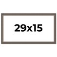 thumbnail image 1 of 29x15 Frame Silver Real Wood Picture Frame Width 1.25 Inches | Interior Frame Depth 0.5 Inches |, 1 of 8