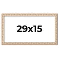 thumbnail image 1 of 29x15 Frame White Real Wood Picture Frame Width 1.5 inches | Interior Frame Depth 0.5 inches |, 1 of 8