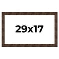 thumbnail image 1 of 29x17 Frame Brown Burl Real Wood Picture Frame Width 1.625 Inches | Interior Frame Depth 0.5 Inches, 1 of 8