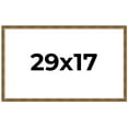 thumbnail image 1 of 29x17 Frame Gold Kingsley Distressed Solid Wood Picture Frame Width 0.75 Inches | Interior Frame, 1 of 8