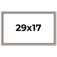 thumbnail image 1 of 29x17 Frame Grey Real Wood Picture Frame Width 1.25 inches | Interior Frame Depth 0.5 inches | Hans, 1 of 8