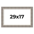 thumbnail image 1 of 29x17 Frame Grey Real Wood Picture Frame Width 2.75 Inches | Interior Frame Depth 0.5 Inches |, 1 of 8